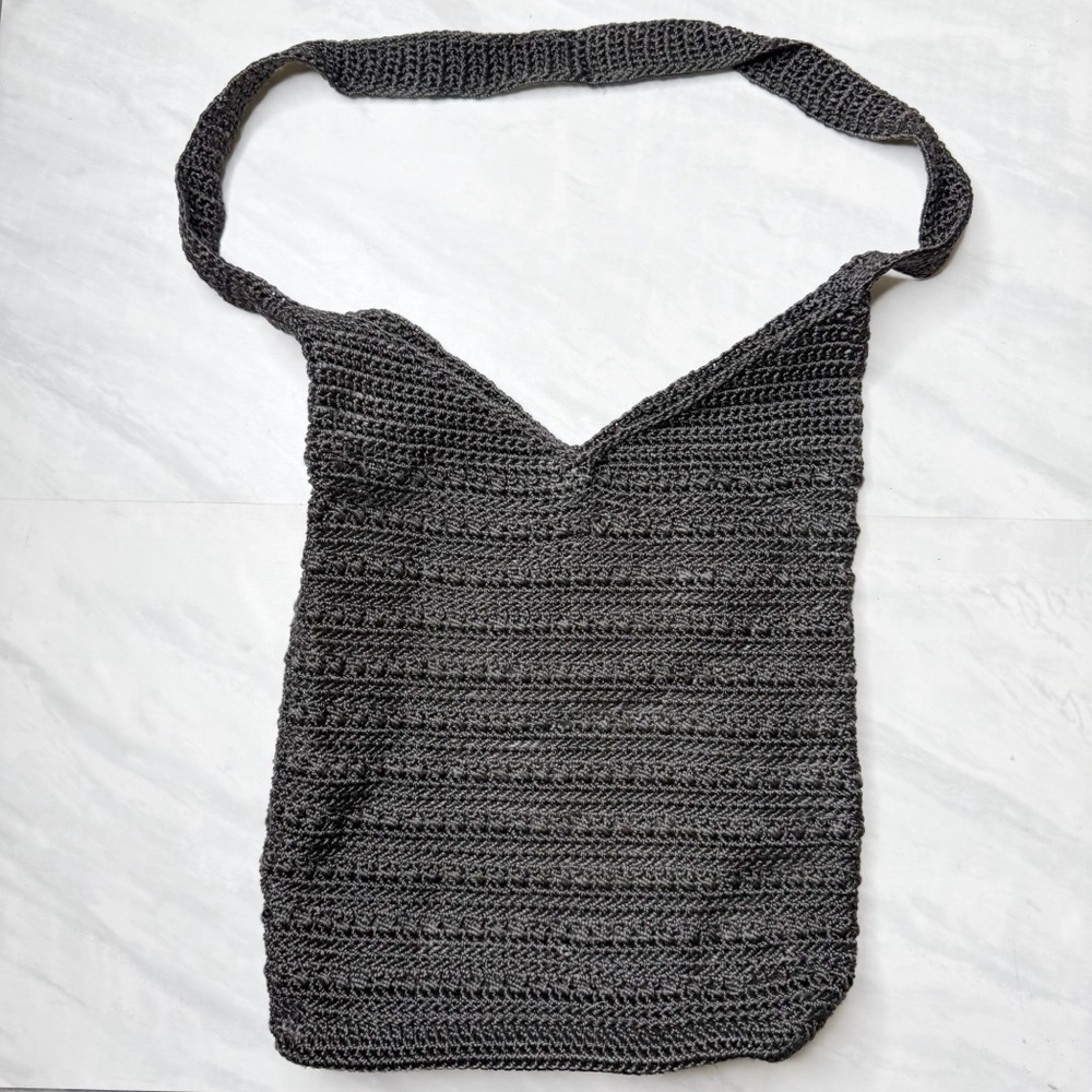 The Sak Woven Crochet Shoulder Bag